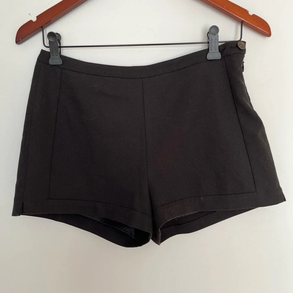 Twik black mini short with size zipper size 5 - Picture 3 of 8